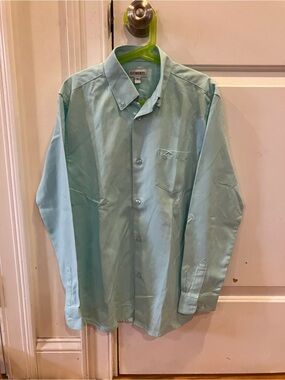 Gioberti Boys' Light Mint Green Button-Down Shirt